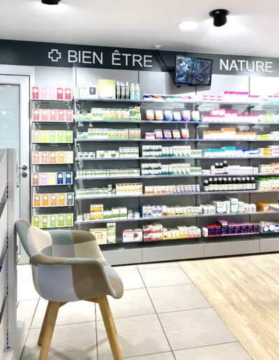 Merchandising pharmacie de Préfailles - Médecines naturelles